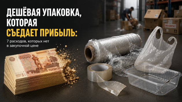 Дешёвая упаковка, которая съедает прибыль: 7 расходов, которых нет в закупочной цене