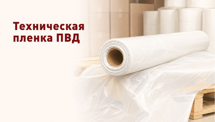 Техническая пленка ПВД: универсальное решение для упаковки, строительства и производства
